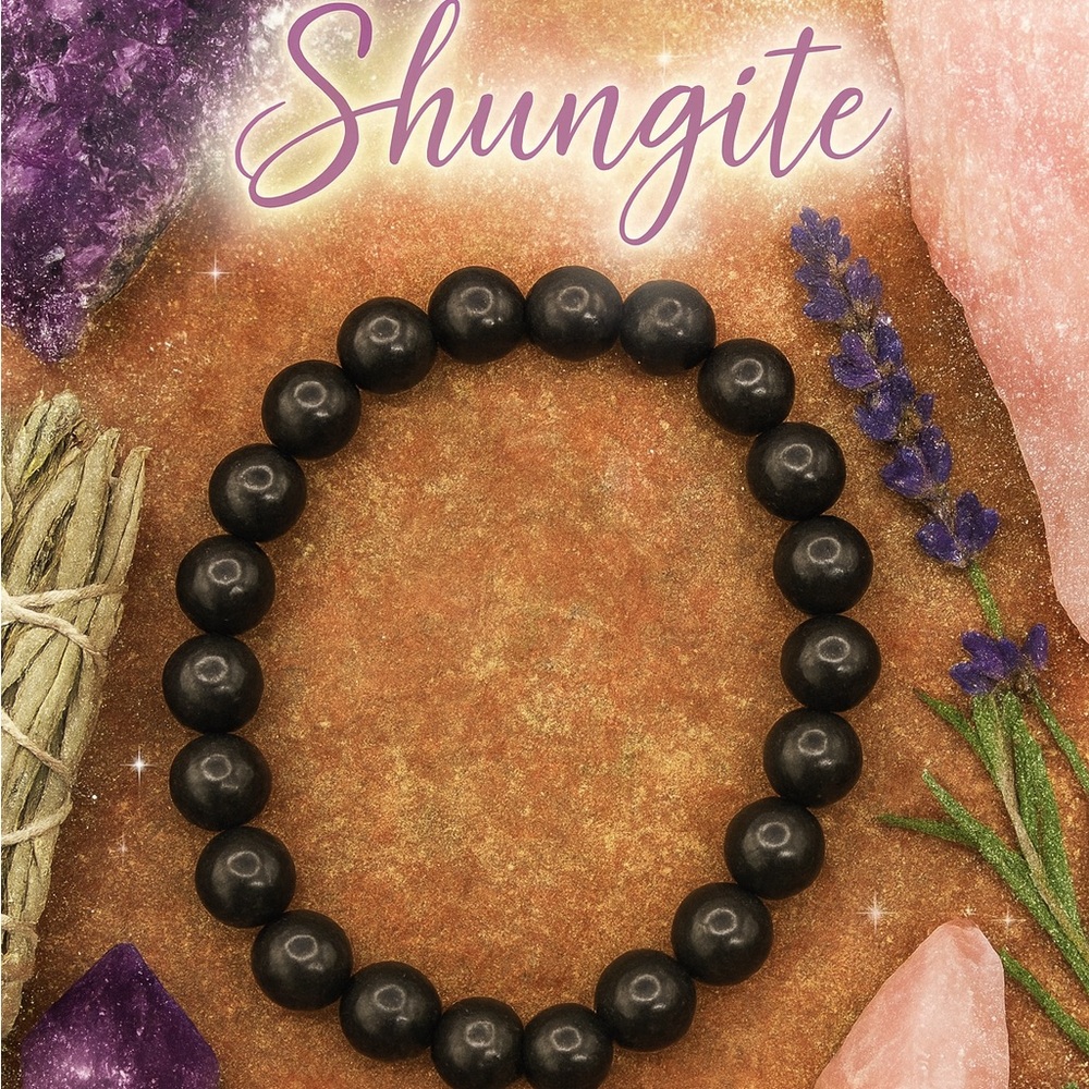 8mm shungite‎ bracelet